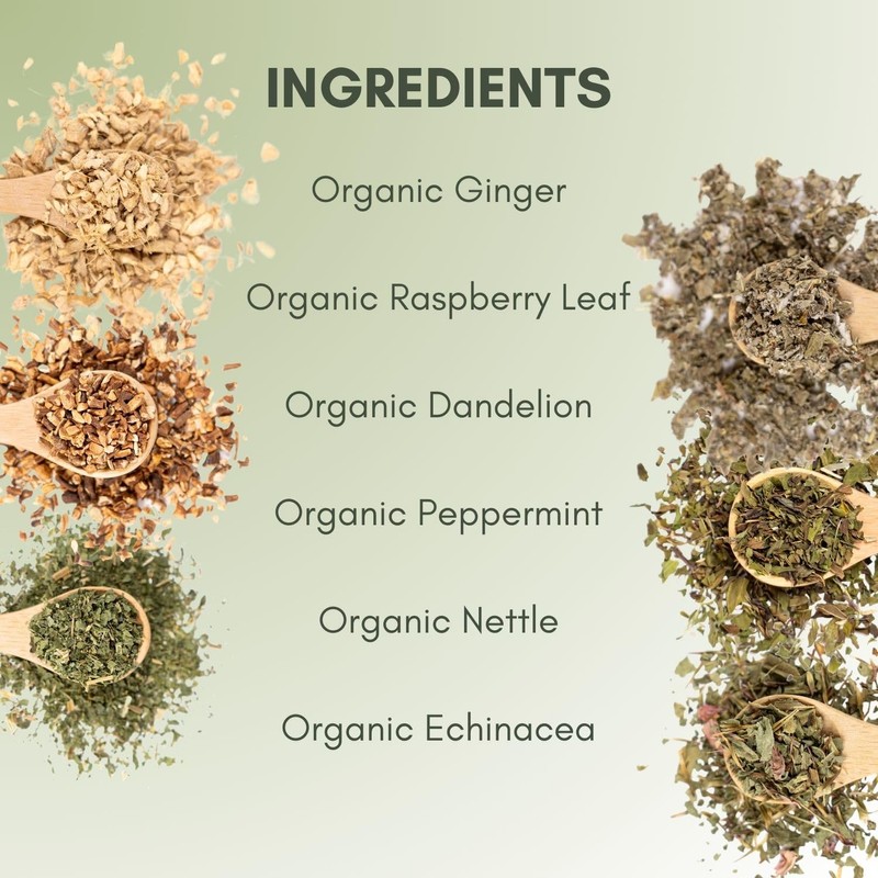 Organic Pregnancy Support Loose Leaf Tea - 2oz Bag (Approx.