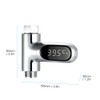LED Display Water Meter Digital Shower Thermometer Bath Temperature Monitor