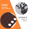 Felt Cabinet Door Bumpers - Small Felt Pads for Cabinet