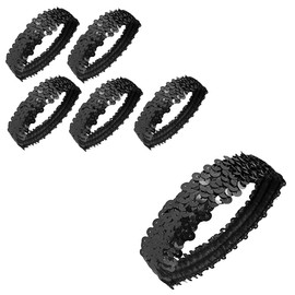 5 Pieces Sequin Headband Glitter Black Sport Head Band Sparkle Elastic HeadBand For Adult Fitness,Party,Performance