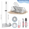 Sand Fleas Rake 52" Heavy Duty Beach Rake with Large