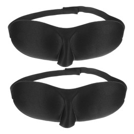 IWOWHERO 2pcs Sleeping Mask for Women Men Sponge Eye Mask Eye Pillow for Sleeping