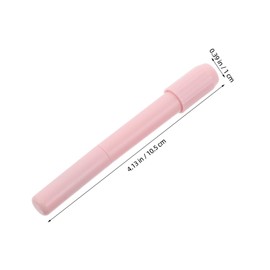 FRCOLOR 12pcs Eyebrow Pencil Extenders with Built in Brow Brush for Precise Application Hygienic Makeup Tool Compatible with Various Pencil Brands for Travel and Daily Use