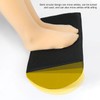 Under Desk Footrest Black Comfortable Relaxing Semi Circular Detachable Zipper