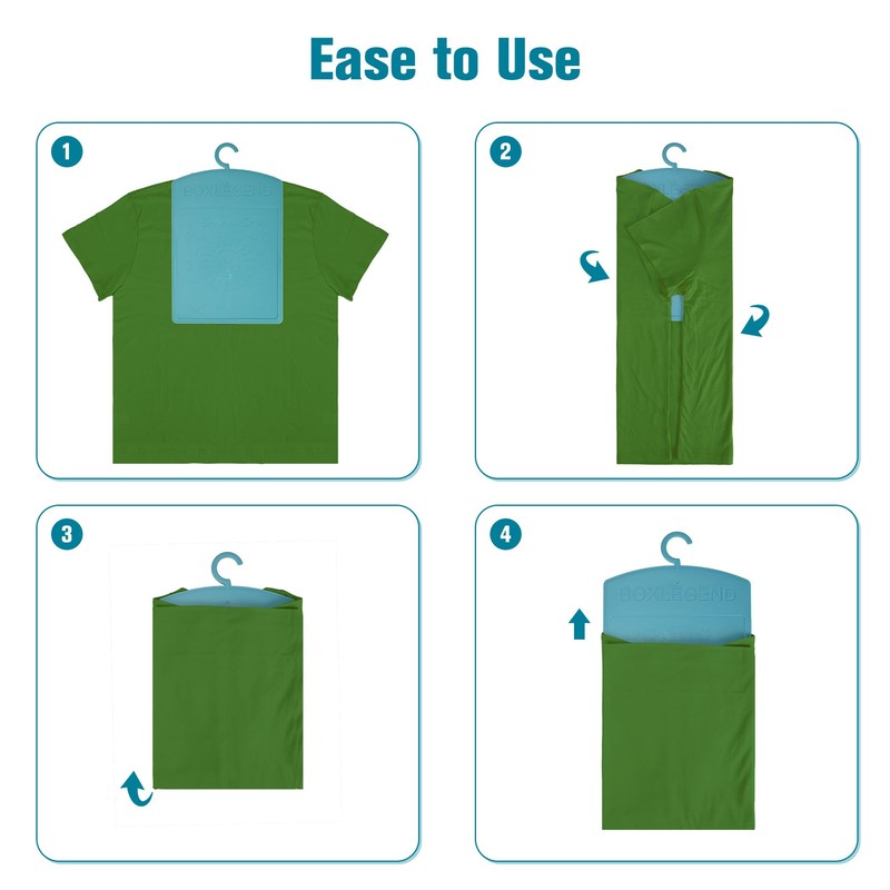 BoxLegend Shirt Folder Enlarged Clothes Folding Board with Hook Plus