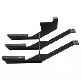 HECASA Running Board Bracket Compatible with 2015+ Ford Transit 150 250 350 Grip Step Side Step Mounting Bracket Passenger Side Steel Powder Coated Black