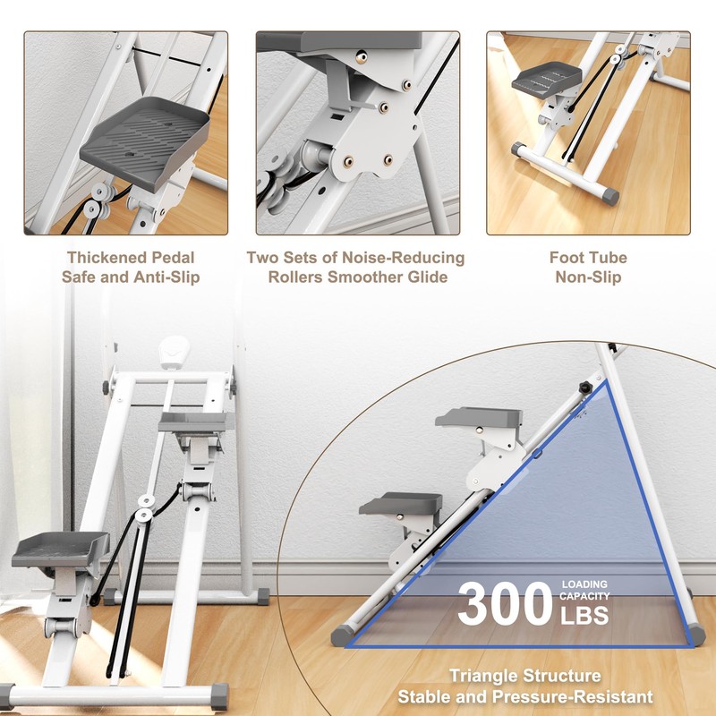 Stair Stepper for Home Gym Exercise, New Version Vertical Climber