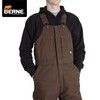 Berne Men's Highland Washed Insulated Bib Overall, Medium Regular, Bark