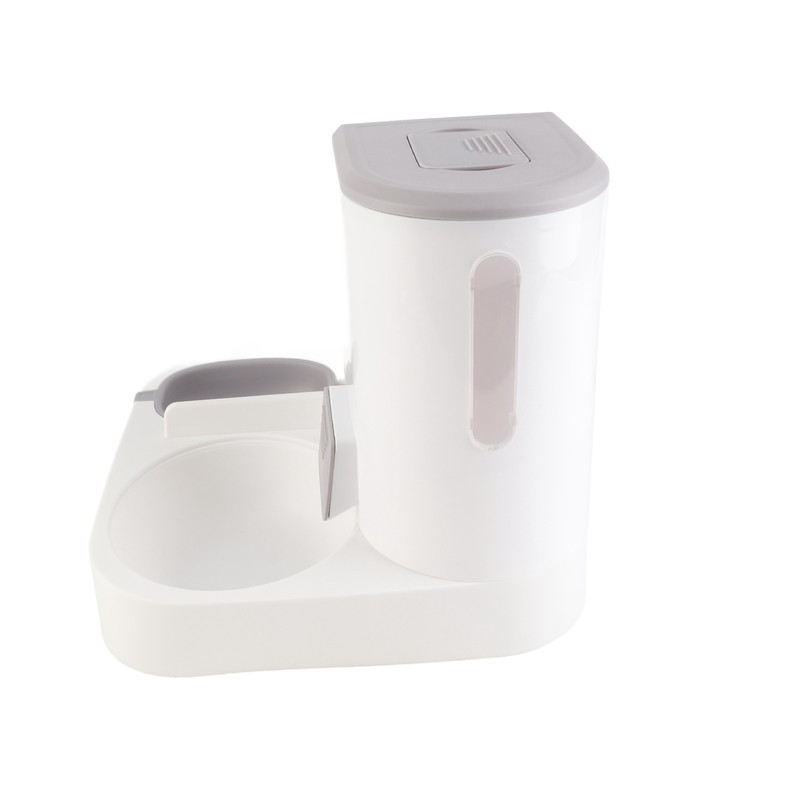 2 in 1 Automatic Food Water Dispenser Safe Timing Function