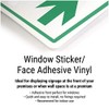 V Safety Warning! Premises Protected By CCTV (Black) Sign -