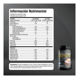 Evolution Wp100 - Bote Chai Latte De 1400 G - 0 Carbs Y 0 Grasas                                                                                      