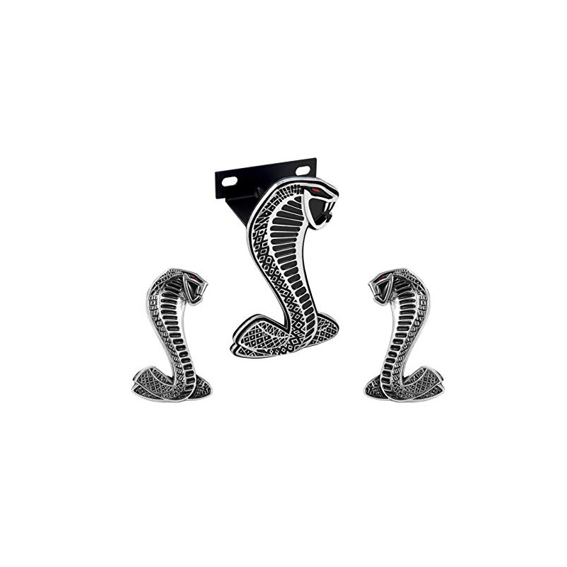 1999-2004 Mustang SVT Cobra Red Eye Snake Fender Emblems and