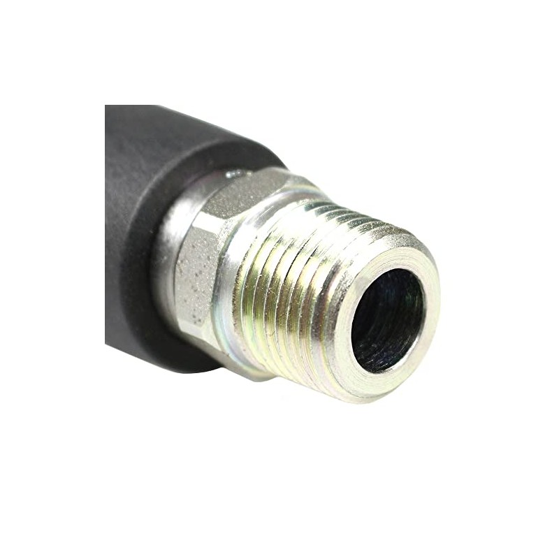 Prevost 1/2" MNPT Truflate Safety Coupling Male Coupler Push Button