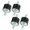 ciciment 4Pcs Anti-Vibration Rubber Mounts, Shock Absorber Silent Block, Double