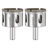HARFINGTON 2pcs Diamond Drill Bit Hole Saw 1-1/2"(38mm) Tile Core