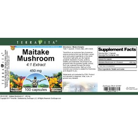 Maitake Mushroom 4:1-450 mg (100 Capsules, ZIN: 521987)