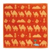 Prairie Dog Meets! Jacquard Towel Handkerchief, Soft Texture, Made in Japan, Imabari Towel, Small Size DESERT