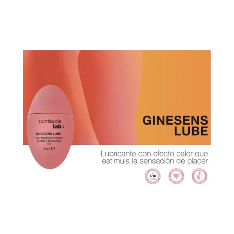 Viderage Ginesens Lube 30ml - Lubricante Efecto Calor