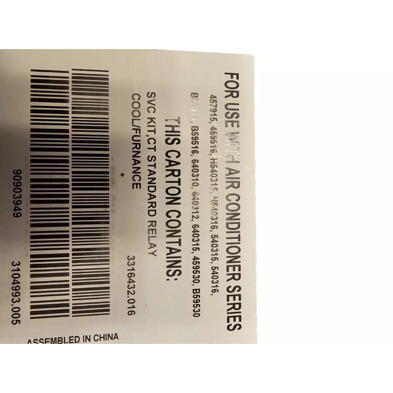 DOMETIC Standard COOL/FURNACE Relay SVC KIT #3316432.016