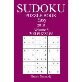 300 Easy Sudoku Puzzle Book - 2018