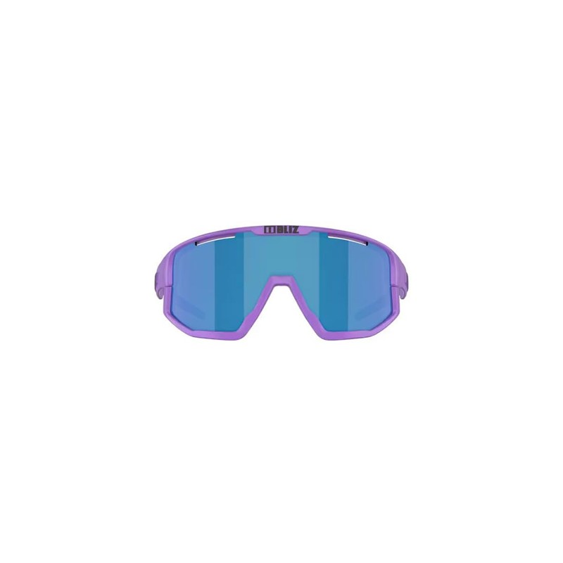 Bliz Fusion Sunglasses 2024 Matte Purple/Brown Blue Multi, Matt Purple/Brown