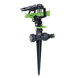 Ribiland Pra/AB.1410 Oscillating Sprinkler on Plastic Spike, Black, 290 x 30 x 100 cm