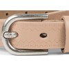 styleBREAKER 03010110 Women's Leather Belt Plain Colours with Aztec Prongs