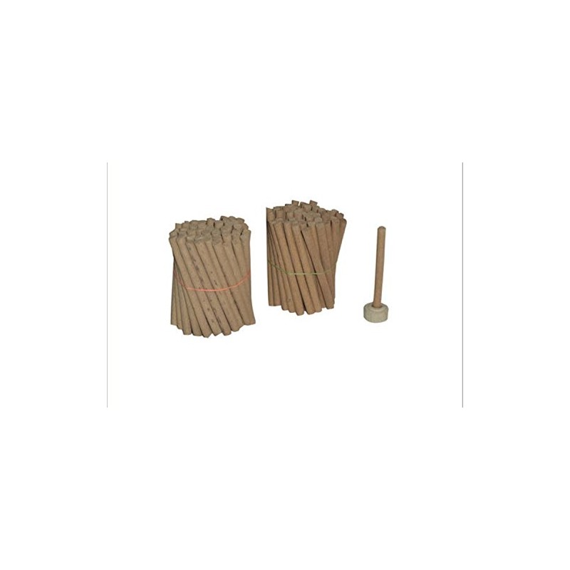 (80 Sticks) Real Sandalwood Sandalwood/Chandan Temptation Dhoop Incense with Holder