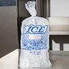 5 lb. Clear Plastic Ice Bag with Igloo Graphic -
