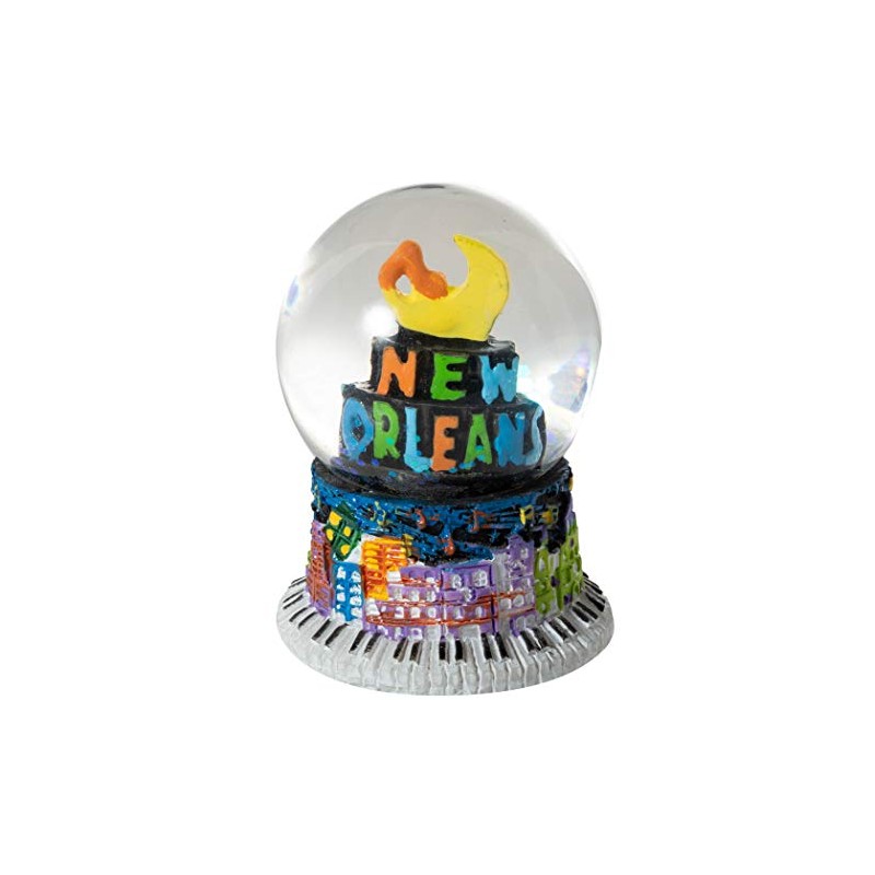 New Orleans French Quarter Sky Mosiac 50mm Mini Souvenir Water