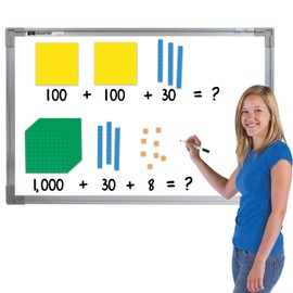 EAI Education Jumbo Magnetic QuietShape® Foam Base Ten: Differentiated - Set of 131