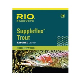 RIO Products Leaders Suppleflex Tapered Leader 7.5' 4X, Clear