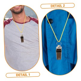 Kisangel 24pcs Referee Whistles Loud Emergency Whistles for Camping Hiking Survival and Sports Activities Multi-Function Keychain Pendant