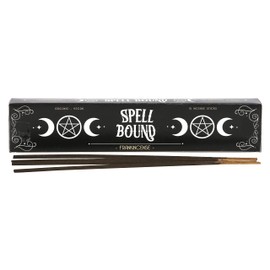 Spell Bound Frankincense Incense Sticks: 15-Pack | Fragrant Meditation Aromas | Hand-Rolled in India Vegan Organic | Includes Holder | Safe Burning