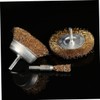 Baluue 4pcs Wire Wheel Brush Polishing and Cleaning Abrasive Rotary