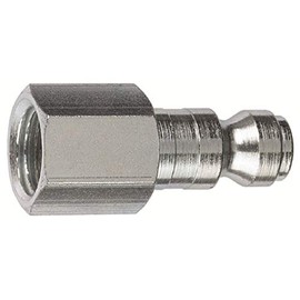 Amflo CP8 Steel Air Line Coupler Plug (3/8" 'T-Style' X 1/4" Female NPT)