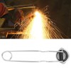 Flint Lighter, Steel Nickel Plating Round Head Acetylene Gas Lighter