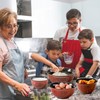 Hasense Mixing Bowls, 2.1/1.5/1.0/0.5 Qt, Nesting Bowls for Cooking, Baking,