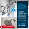 Shower with Power High Pressure Double Shower Heads with Handheld
