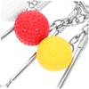 SUPVOX 8pcs Golf Keychain Adorable and Key Pendants for Bags