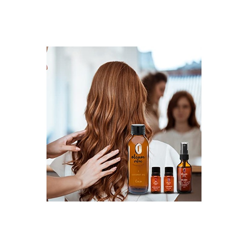 OLEUM VITAE Kit de Aceites Esenciales para el Brillo del