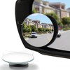 LivTee Blind Spot Mirror, 2" Round HD Glass Frameless Convex