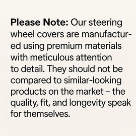 Universal Car Steering Wheel Cover Anti-Slip Black PU Leather Perforated Breathable 15" 38Cm