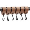 Brute Strength - Leather S Hooks for Hanging - Taupe