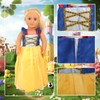 18 inch Doll Clothes Accessories -6Pcs Different Princess Costume Gift