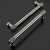 Amerdeco 10 Pack Brushed Satin Nickel Cabinet Pulls 96mm(3.75 Inch)