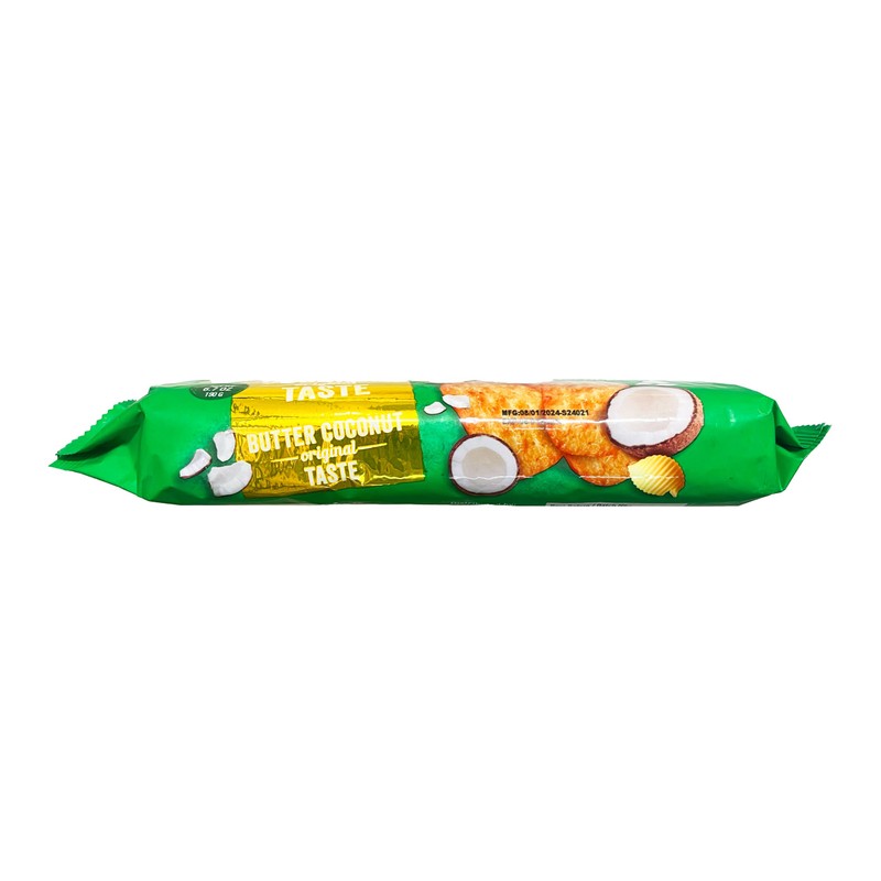 Butter Coconut Crackers (Foil) 6.7 oz (Pack of 8)