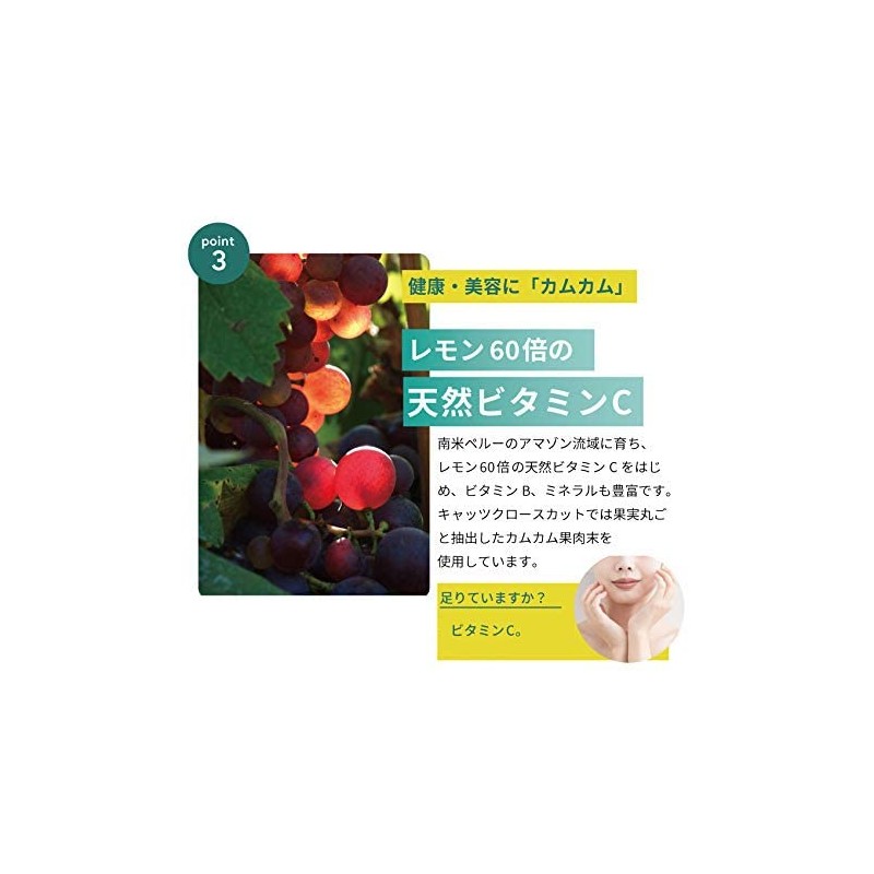 キャッツクロースカット ペルー産キャッツクロウ ノニ マカ カムカム カロテノイド バイオサプリ (90粒×1袋)