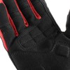 KOMINE Alessia GK-1683 Mesh Motorcycle Riding Gloves, Black/Red, L
