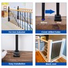 Muzata 50Pack Baluster Shoes Aluminum Flat Base Shoe for 1/2"